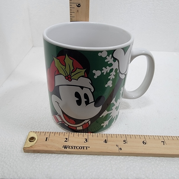 Set of 2 Disney Galerie Huge Mickey & Minnie Mouse Christmas Coffee Mugs - Picture 15 of 16